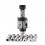 SXK Monarchy The Crown Minimal RBA (TC Mini) Style RBA Bridge Black D Pattern