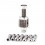 SXK Monarchy The Crown Minimal RBA (TC Mini) Style RBA Bridge Silver Y Pattern