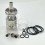 Ghost Ring Style RTA Rebuildable Tank Atomizer Silver SS