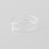 Replacement Short Glass Tank Tube for Flash 4.5S+ Style 22mm RTA Transparent