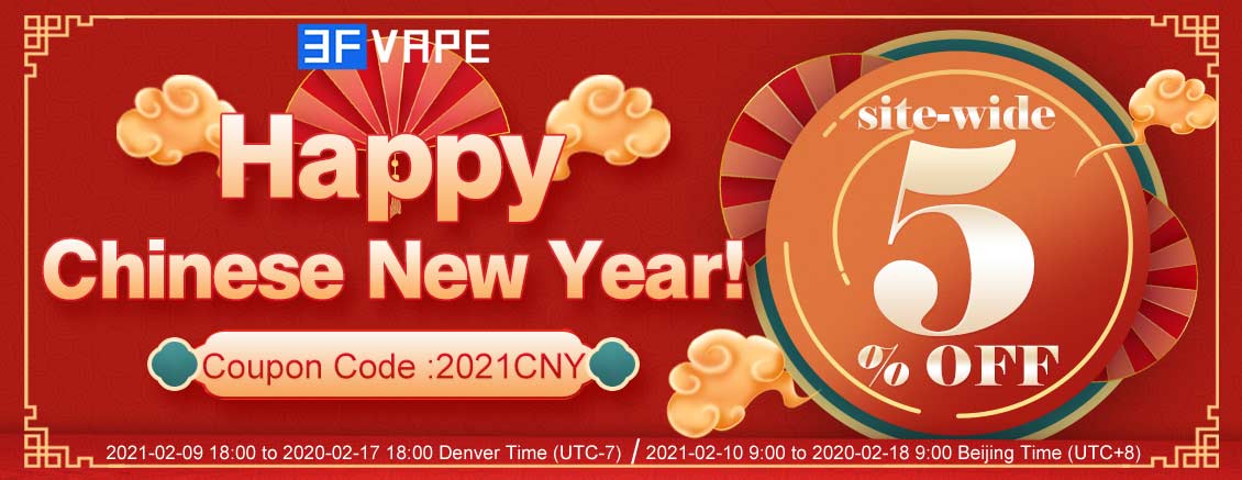 Happy Chinese New Year 2021 3FVAPE